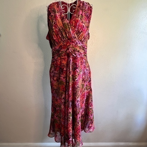 new directions Dresses & Skirts - New Directions sleeveless multi-colored dress, Sz 14. Preowned. Like new.